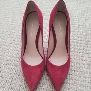 Stuart weitzman burgandy heels